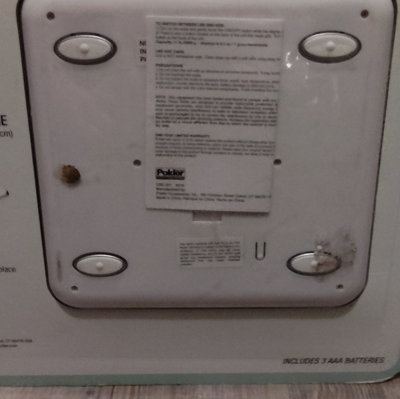 NWT!! POLDER Slimmer Digital Kitchen Scale - Picture 6 of 8